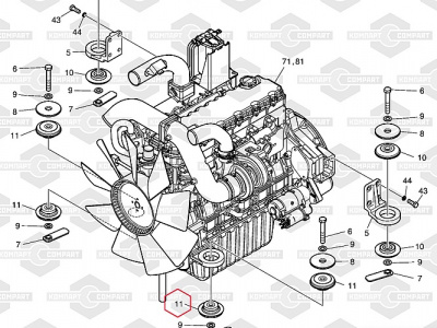 Подушка TGFQ 161-00550
