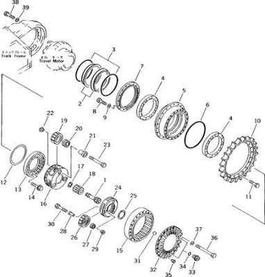 Доукон TVS 20Y-27-00120 PC220-8M0