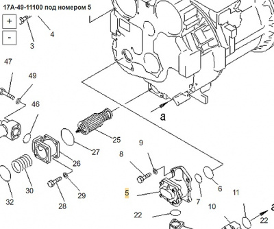 Насос откачивающий WX 17A-49-11100